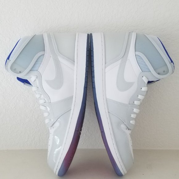 Air Jordan 1 High Zoom White Racer Blue - Picture 4 of 4